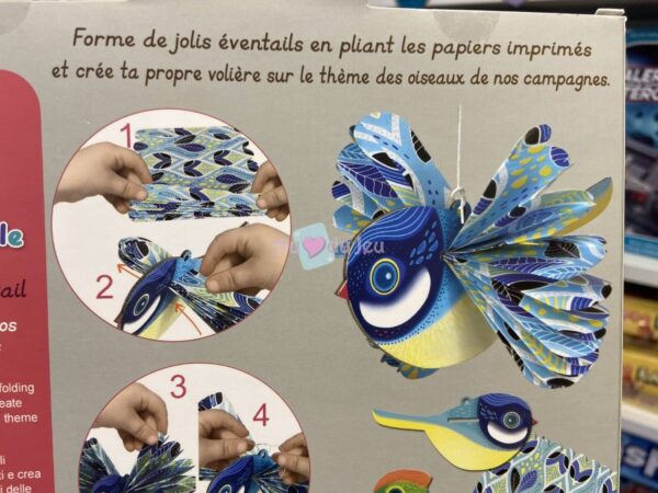 Pliages Eventails Oiseaux de Nos Campagnes – Image 3