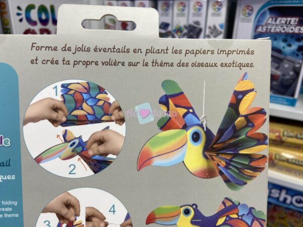Pliages Eventails Oiseaux Exotiques – Image 3