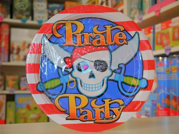 8 Assiettes Pirate