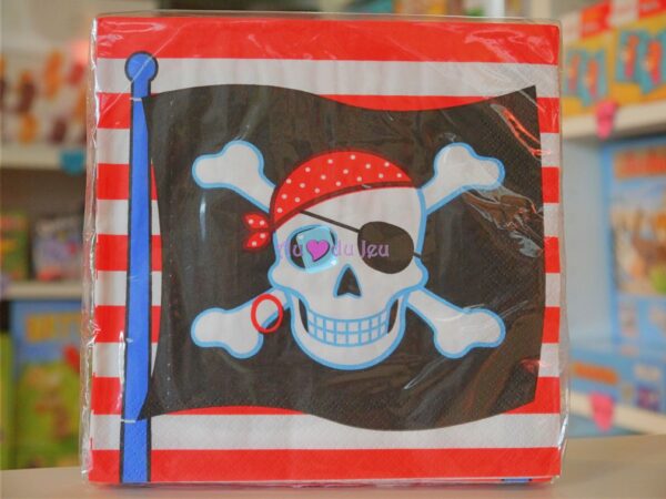 16 Serviettes Pirate
