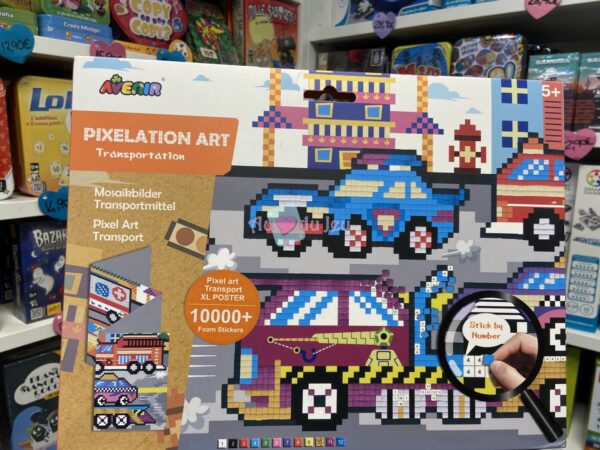 Pixelation Art Transportation Véhicules
