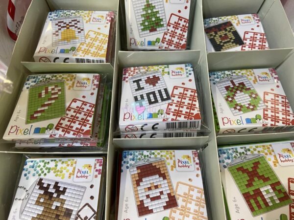 Porte Cle Pixel Noel
