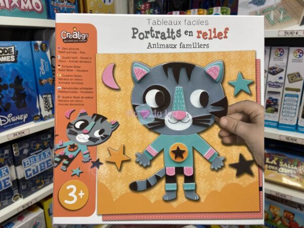 Portraits en Relief Animaux Familiers