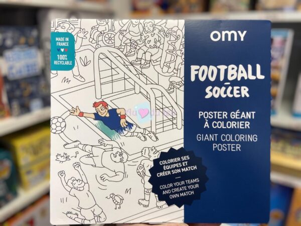 Poster Géant à Colorier Football