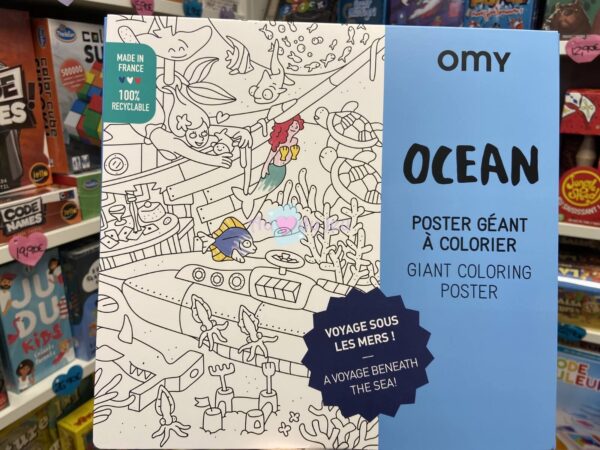Poster Géant à Colorier Océan