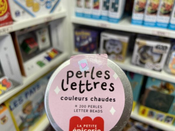 Pot Perles Lettres Couleurs Chaudes – Image 2