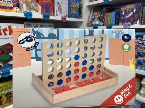 Puissance 4 en Bois - Format Voyage