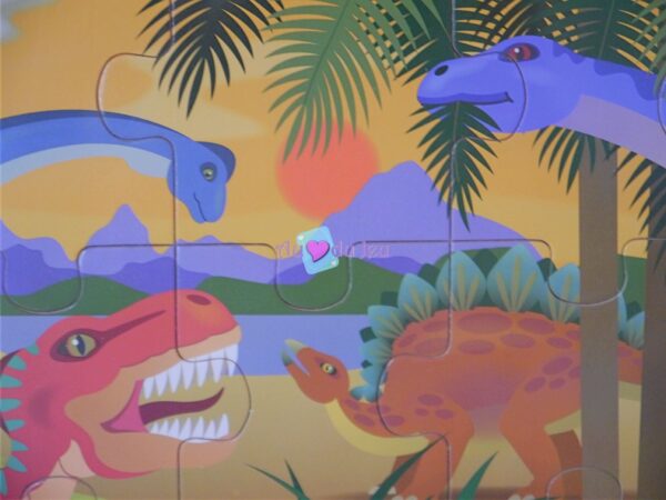 Puzzle en bois Dinosaures 24 Pièces – Image 3