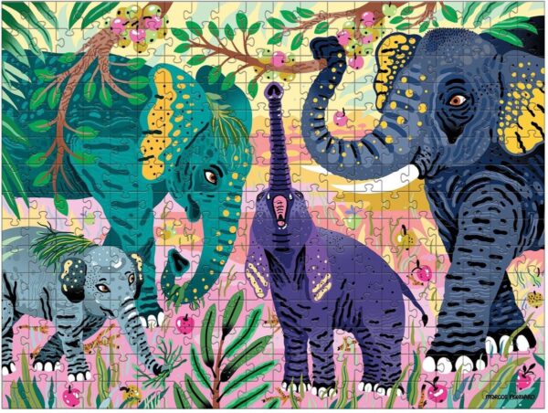 Puzzle 300 Pièces Elephant Mudpuppy