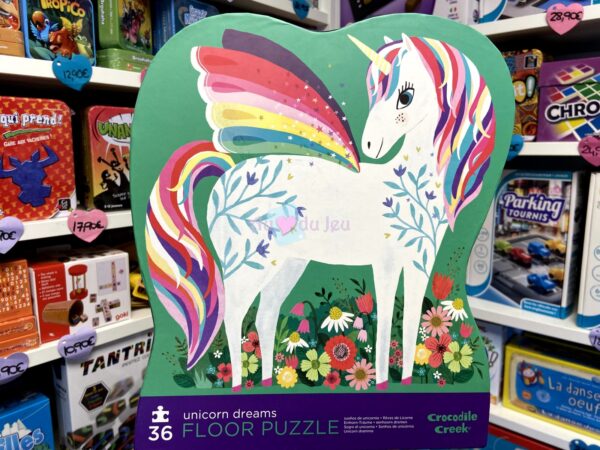 Puzzle 36 Pièces Licorne Crocodile Creek