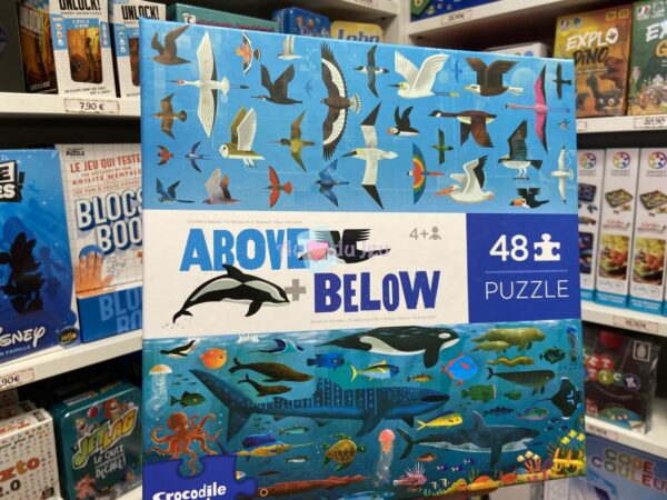 Puzzle 48 Pièces Contraires Mer & Air Crocodile Creek
