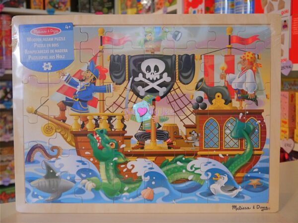 Puzzle en bois Pirate 48 Pièces