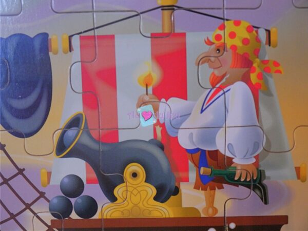 Puzzle en bois Pirate 48 Pièces – Image 2