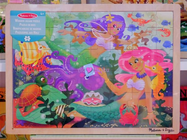 Puzzle en bois Sirène 48 Pièces