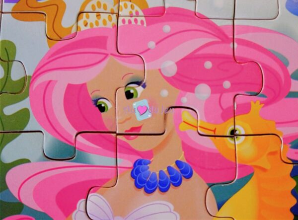 Puzzle en bois Sirène 48 Pièces – Image 3