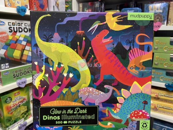 Puzzle 500 Pièces Phosphorescent - Dinosaures