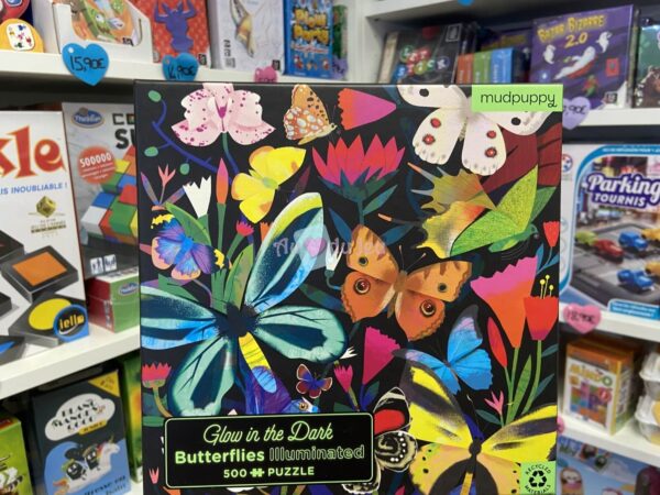 Puzzle 500 Pièces Phosphorescent - Papillons