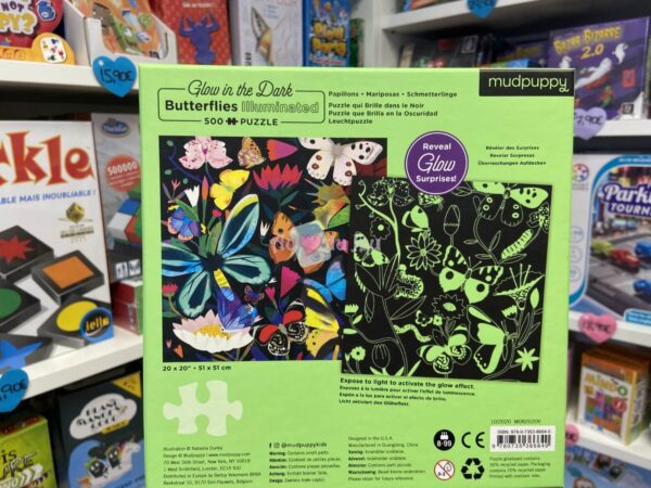 Puzzle 500 Pièces Phosphorescent - Papillons – Image 2