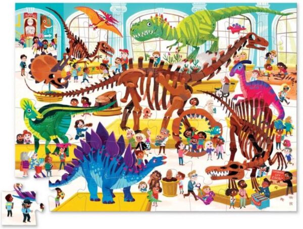 Puzzle 72 Pièces Un Jour Au Musee Crocodile Creek