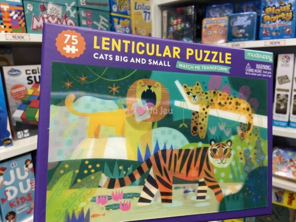 Puzzle 75 Pièces Effets Magiques Chats