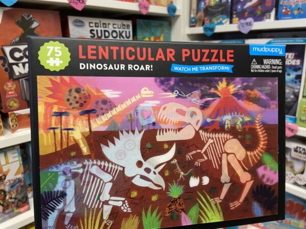 Puzzle 75 Pièces Effets Magiques Dinosaures