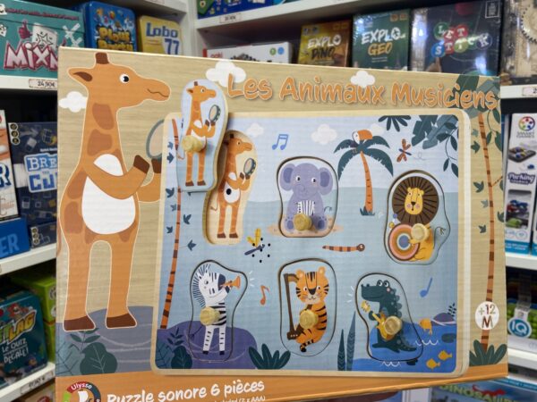 Puzzle Animaux Jungle Musiciens Sonore