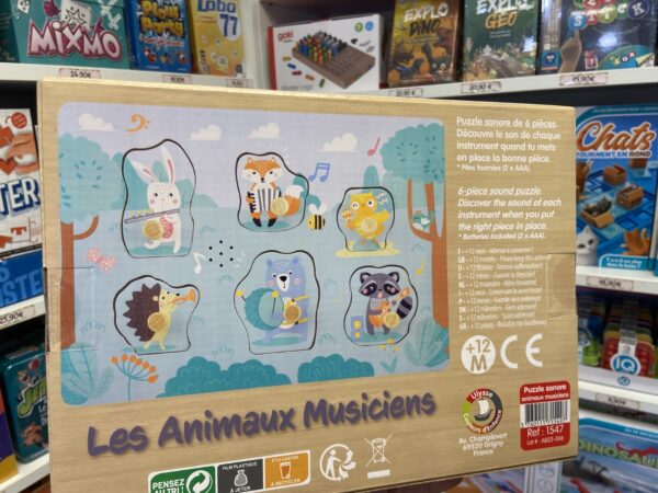 Puzzle Animaux Musiciens Sonore Ulysse