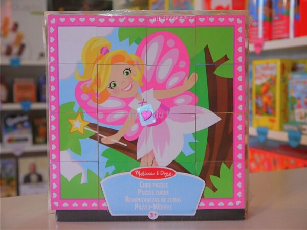 Puzzle Cubes en bois Fées et Princesses