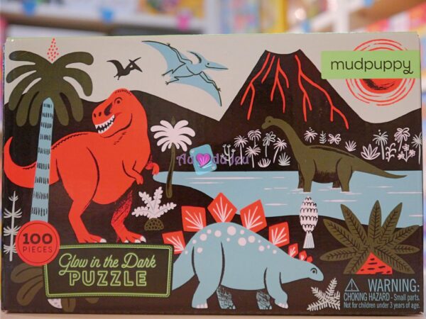 Puzzle Phosphorescent Dinosaures 100 pièces