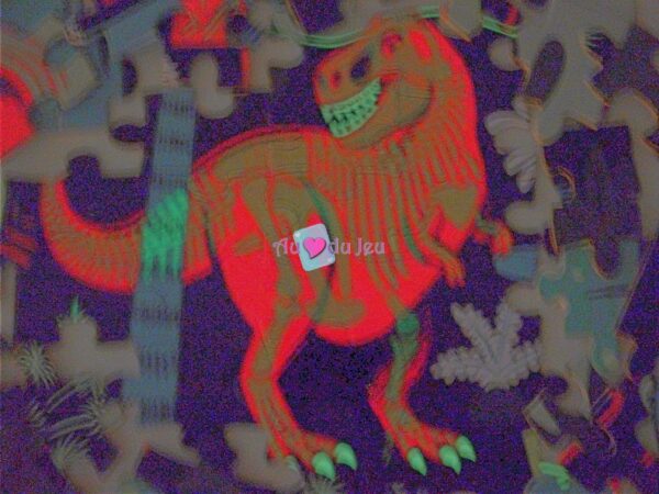 Puzzle Phosphorescent Dinosaures 100 pièces – Image 4
