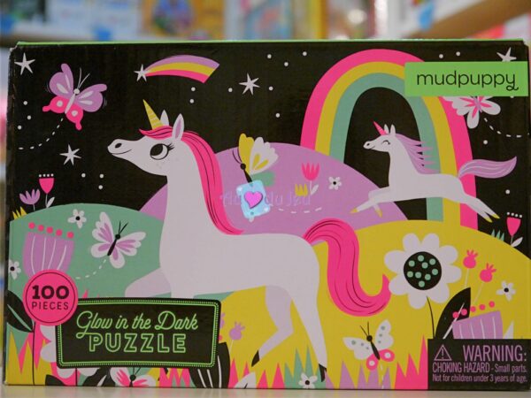Puzzle Phosphorescent Licorne 100 pièces