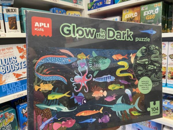 Puzzle Phosphorescent Océan 104 Pièces