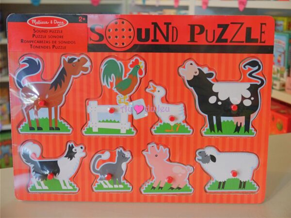 Puzzle Sonore Animaux de la Ferme