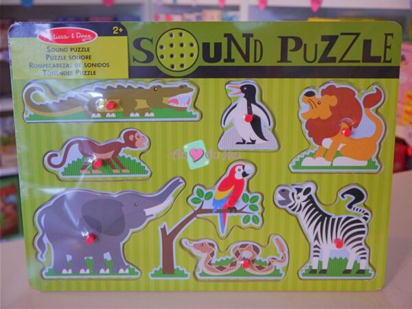 Puzzle Sonore Animaux du Zoo