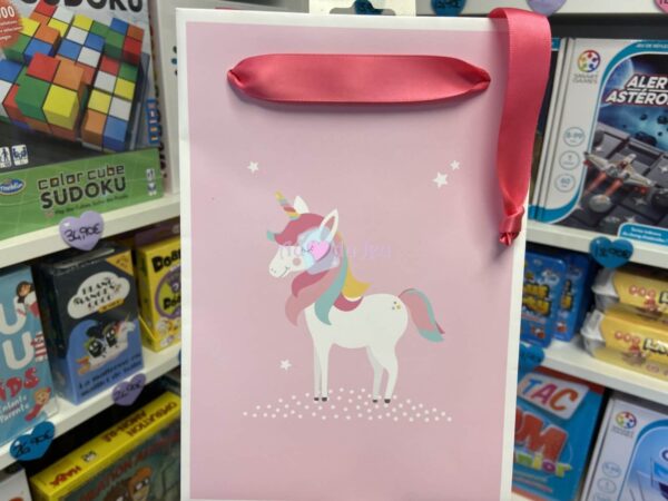 Sac Cadeau Licorne 23cm x 16cm