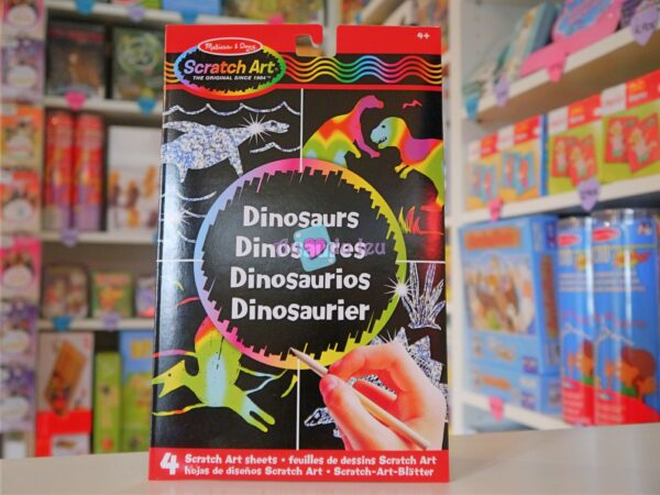 Scratch Art - Dinosaures (dessins à gratter)