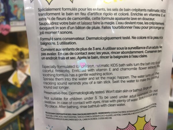 Sels de Bain Bleu Crépitants – Image 3