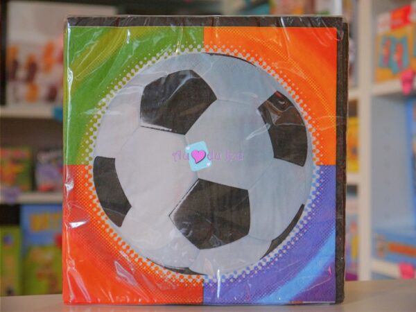 16 Serviettes Football