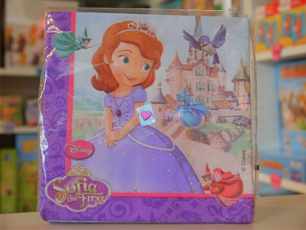 20 Serviettes Princesse Sofia