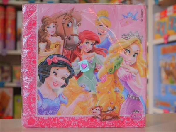 20 Serviettes Princesses Disney