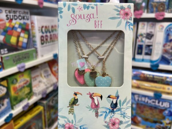 3 Colliers Coeurs BFF