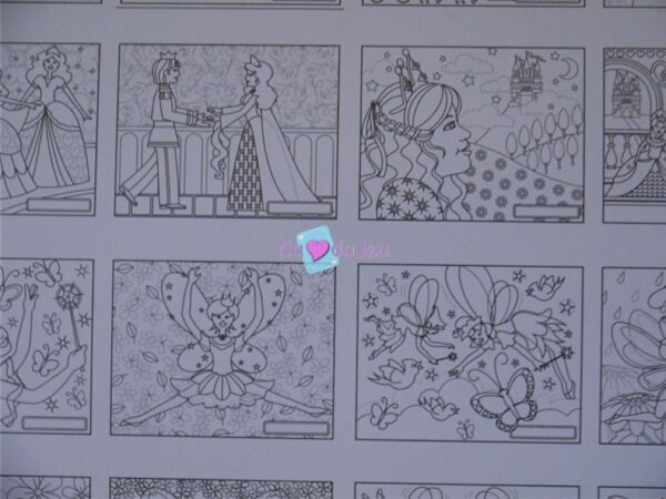 Set de 50 Coloriages géants Princesses – Image 4