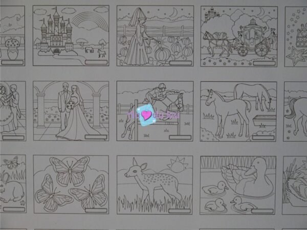 Set de 50 Coloriages Rose – Image 3