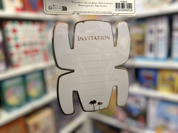 Set De 8 Invitations Totem Aventurier