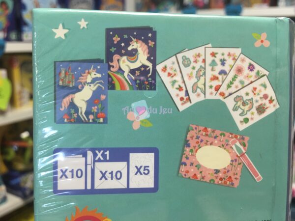 Set Mini Cartes Postales Licornes – Image 3