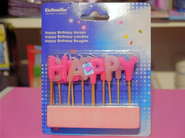 Bougies Anniversaire Classiques Fille