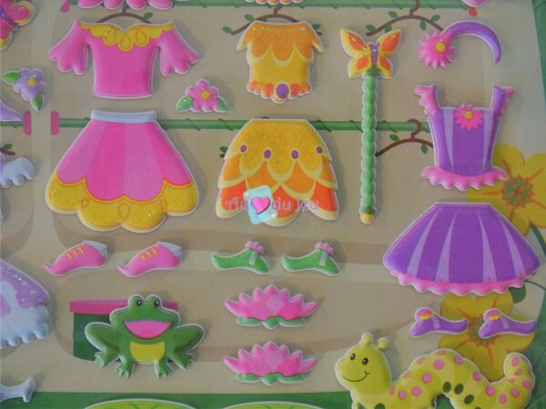 75 Stickers en relief Fées – Image 4