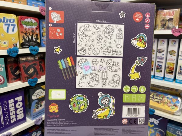 Stickers Muraux Repositionnables Espace Tiger Tribe