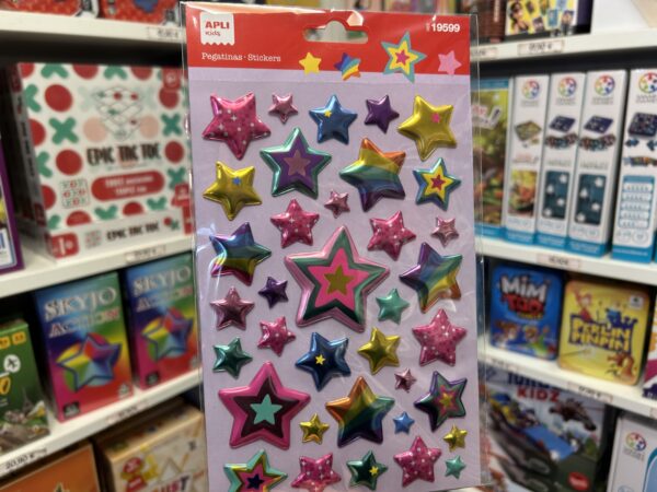 Stickers Relief Etoiles APLI Kids