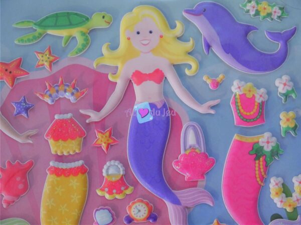 65 Stickers en relief Sirènes – Image 3